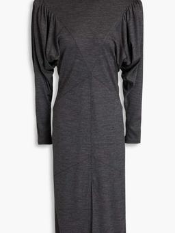 Genia wool-jersey turtleneck midi dress